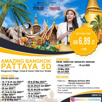 5D4N AMAZING BANGKOK-PATTAYA